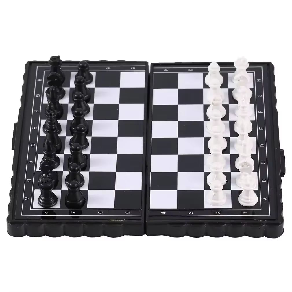 Party Games At Home - 1Pc Mini Magnetic Chess Set Folding