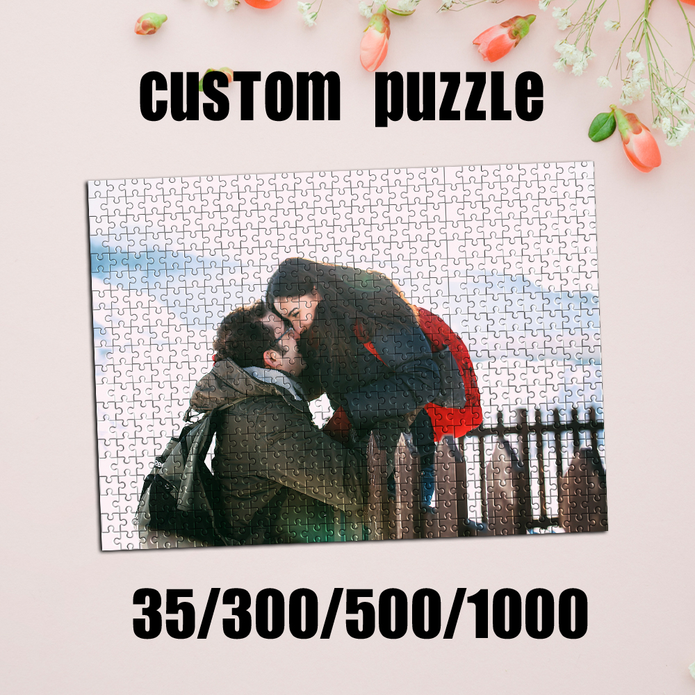 Party Games Christmas - 35/300/500/1000pcs Personalized Custom Photo Puzzle Parent-Child