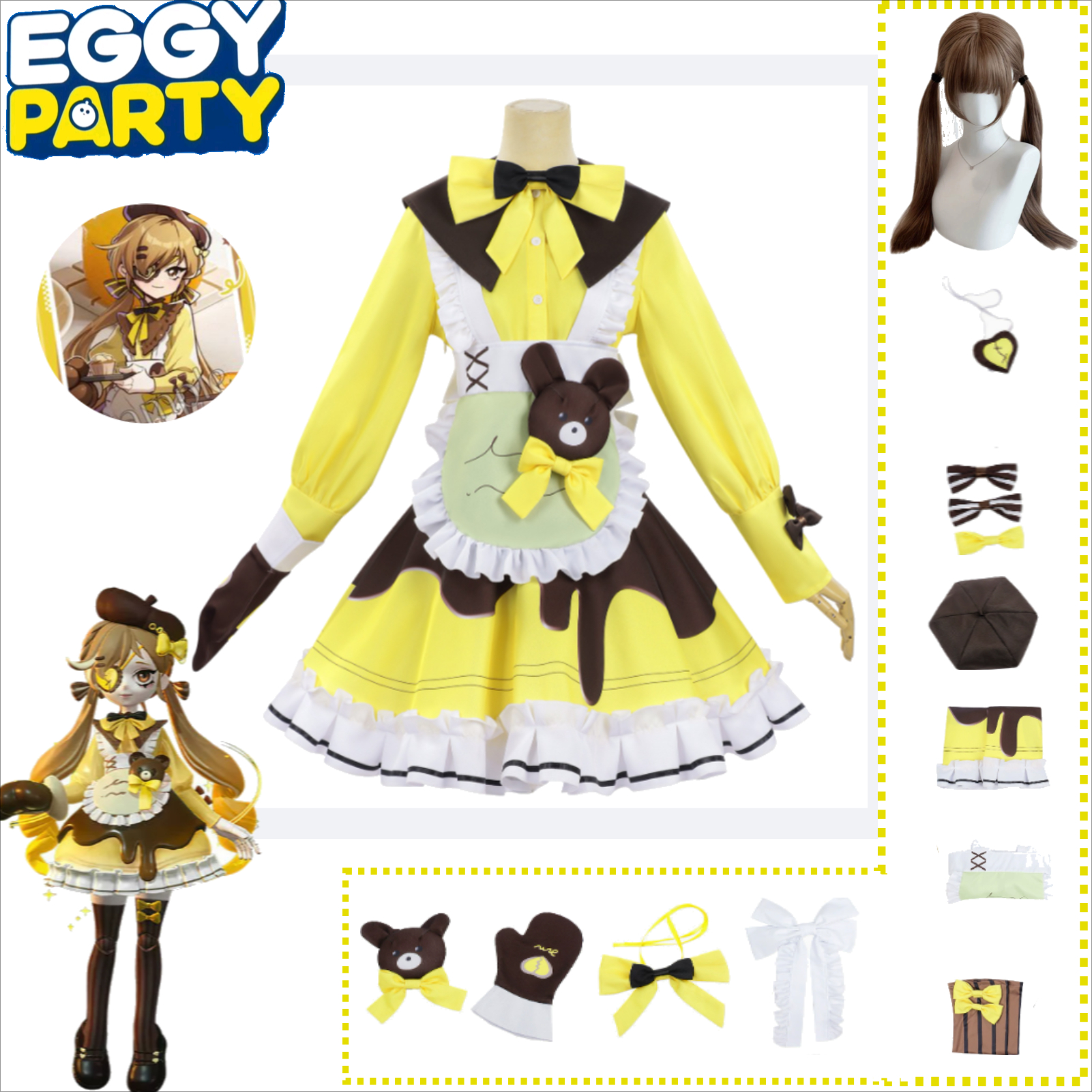 Party Games Eggy - Eggy Party Scary Night Escape Cosplay
