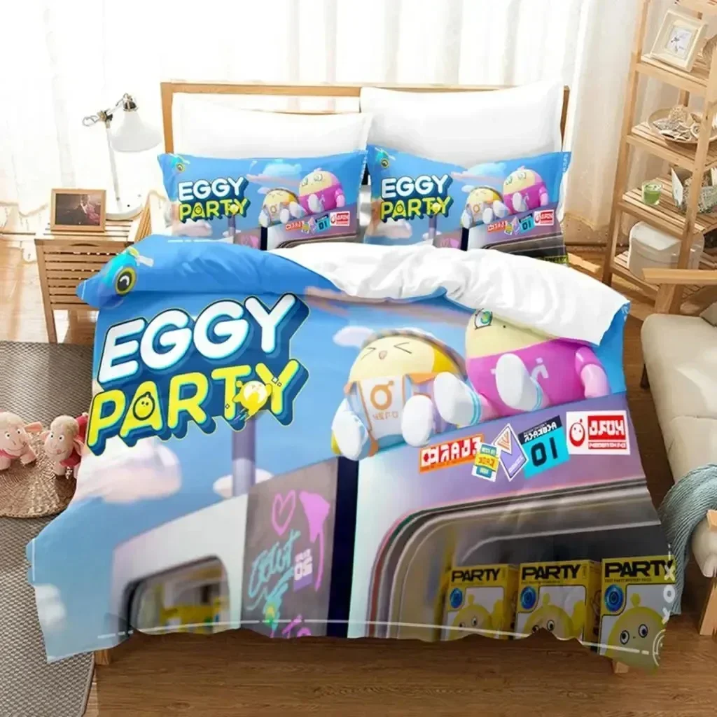 Party Games Eggy - Cartoon Eggy Party Game Bedding Set
