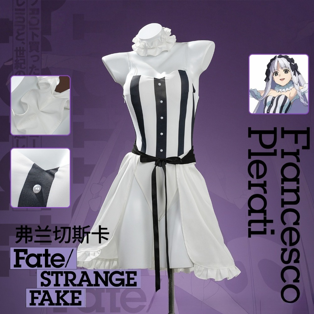 Party Games Mini - Francesca Prelati Cosplay Costume Set Anime