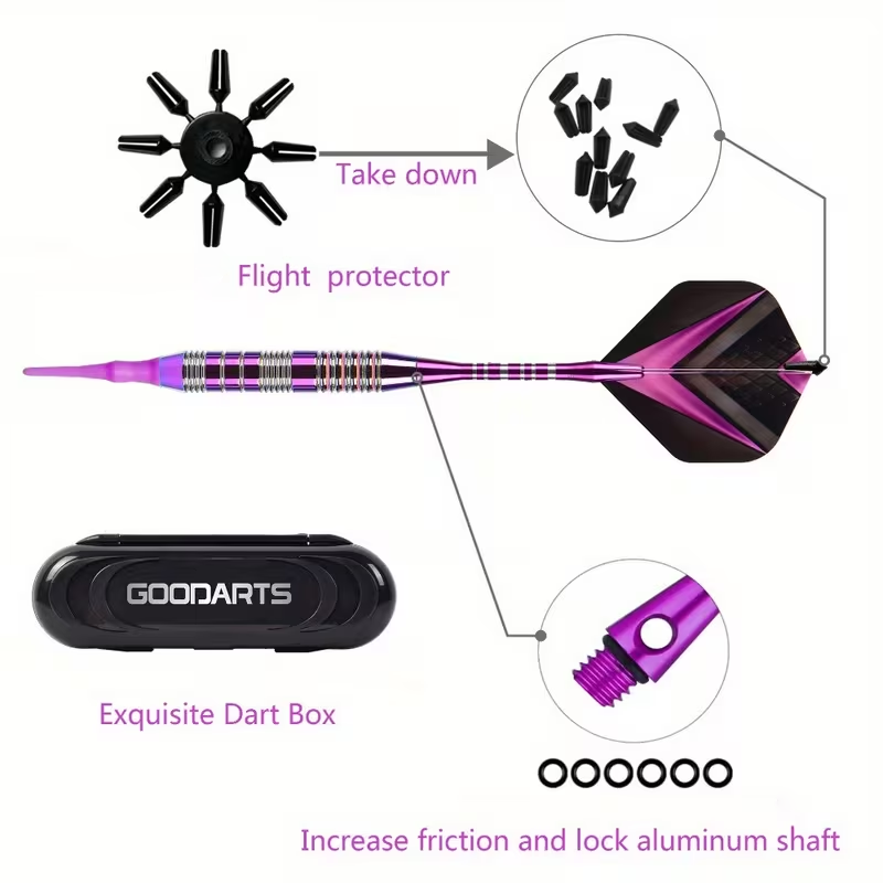 TRALOW Soft Tip Darts Set-with - Party Games Competition review and price