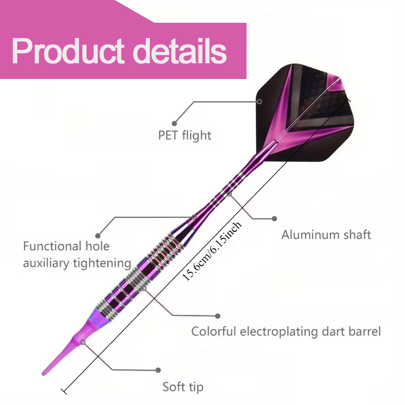 TRALOW Soft Tip Darts Set-with - Party Games Competition review and price