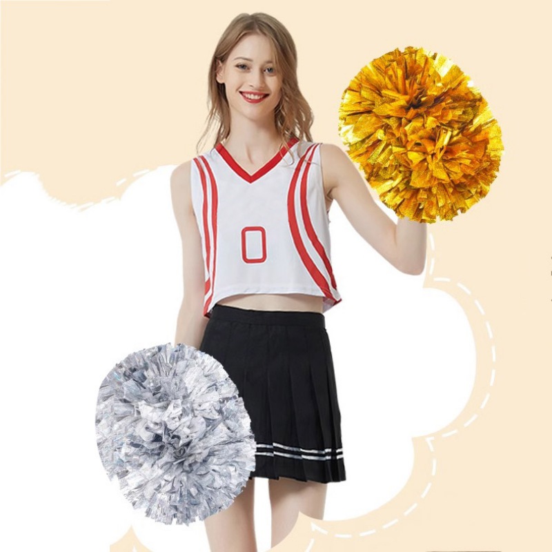 2pcs Cheerleading Pom Poms Gam - Party Games Competition review and price