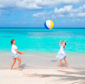 Colorful Inflatable Beach Ball - Party Games Summer review and price