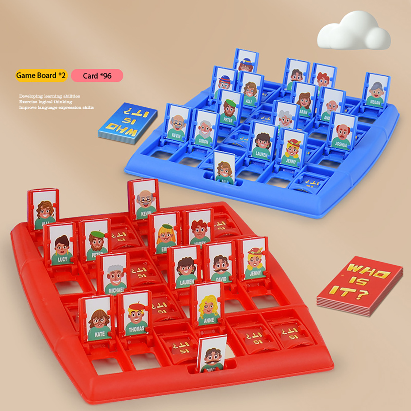 Family Guessing Board Game Who - Party Games At Home review and price
