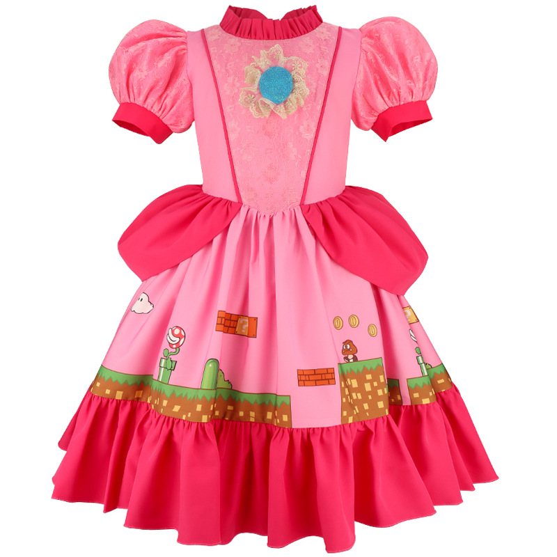 Princess Peach Costume Dress w - Party Games Summer review and price