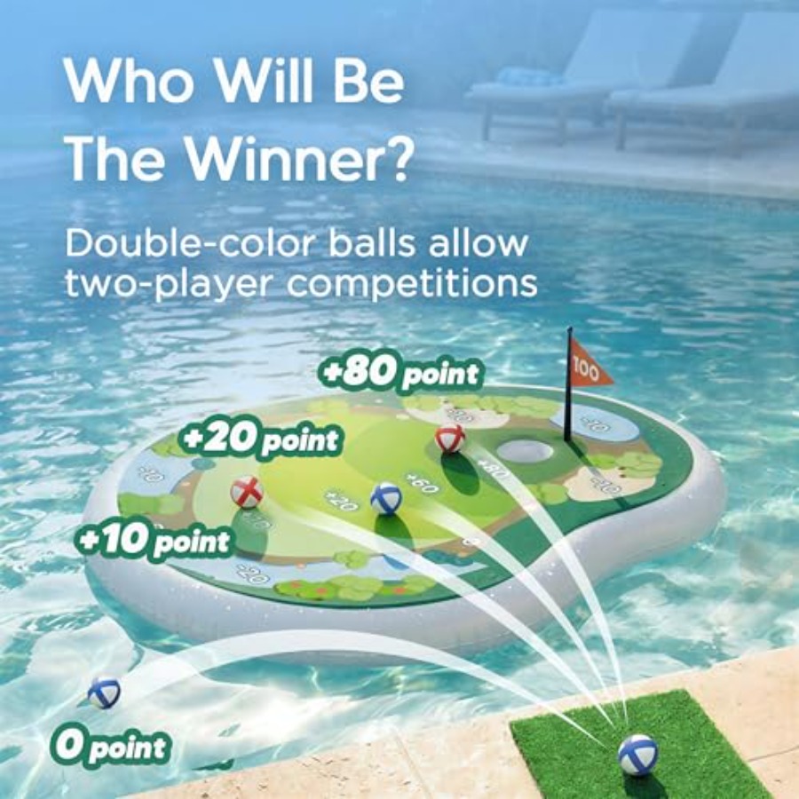 Inflatable Golf Pool Toys, Fun - Party Games Summer review and price