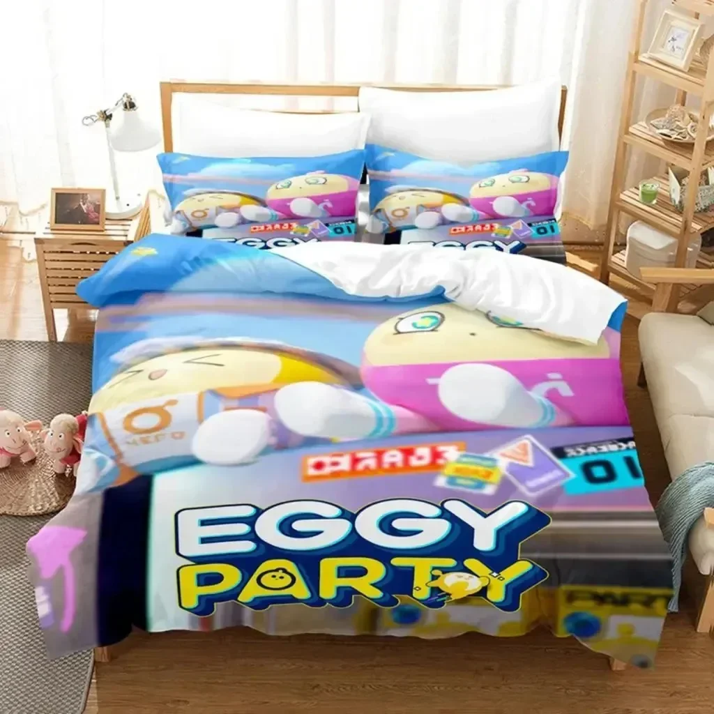 Cartoon Eggy Party Game Beddin - Party Games Eggy review and price