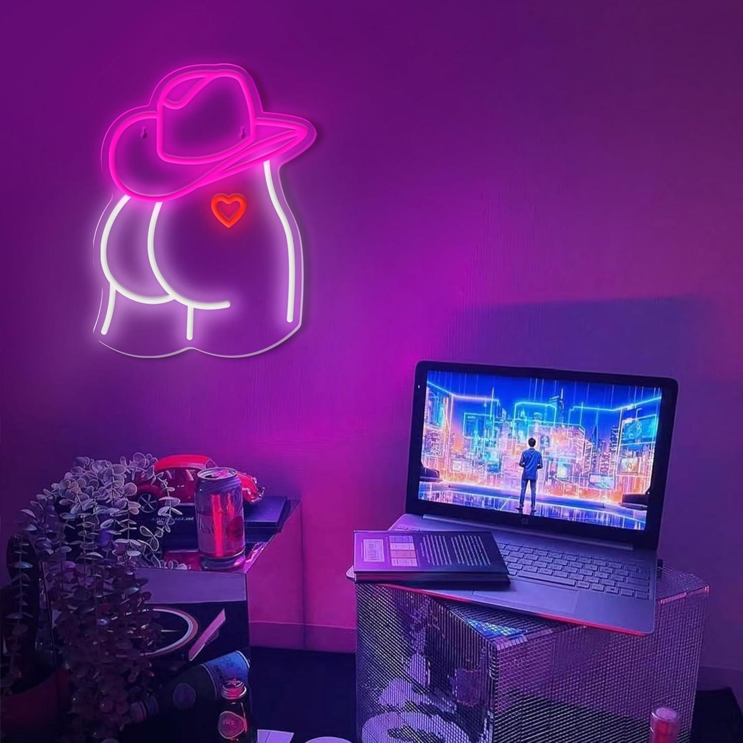 Cowgirl Neon Sign Dimmable LED - Party Games Christmas review and price
