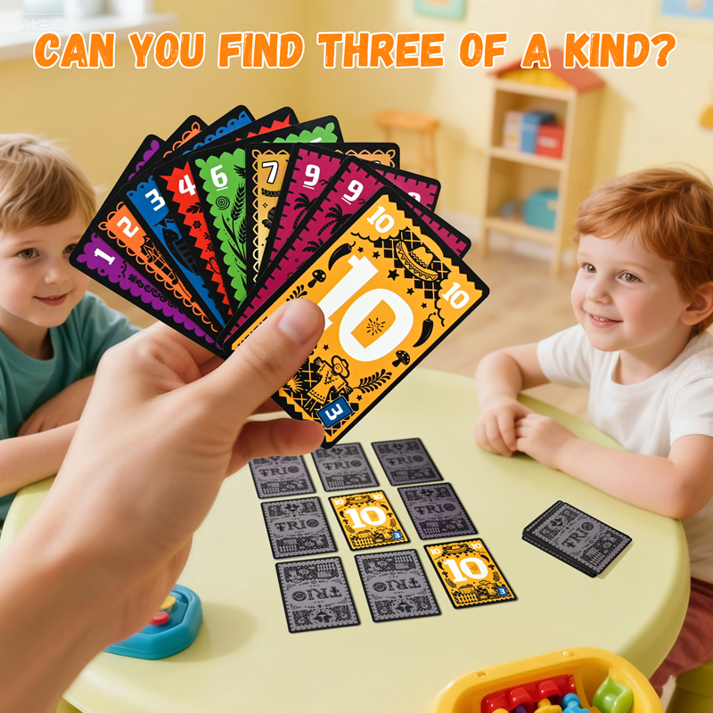 Strategic Card Board Game TRIO - Party Games Entertainer review and price