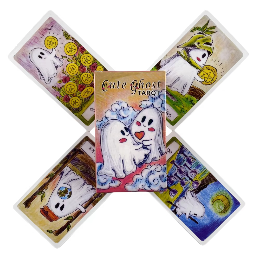Cute Ghost Tarot Deck Toy Set  - Party Games Entertainer review and price