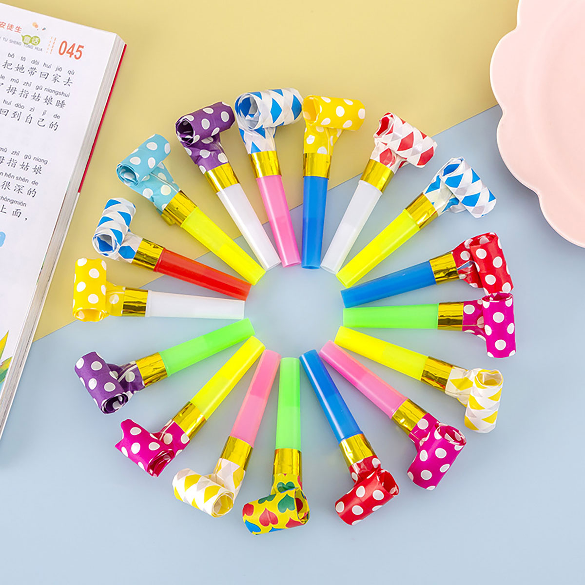 30PCS Colorful Whistles Toy Fu - Party Games Graduation review and price