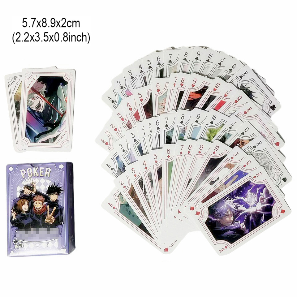 Jujutsu Kaisen playing Poker c - Party Games At Home review and price