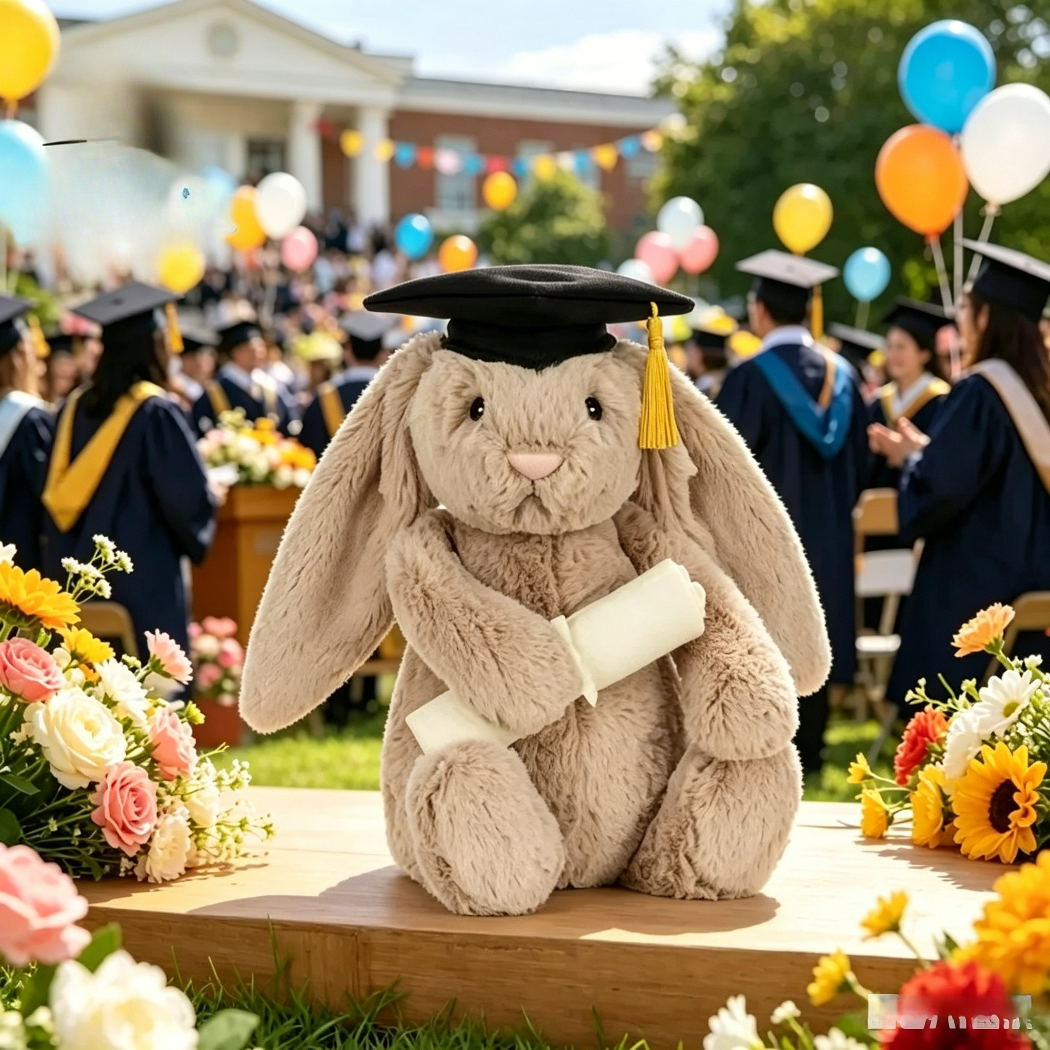 Shy Bunny Graduation Outfit Gr - Party Games Graduation review and price