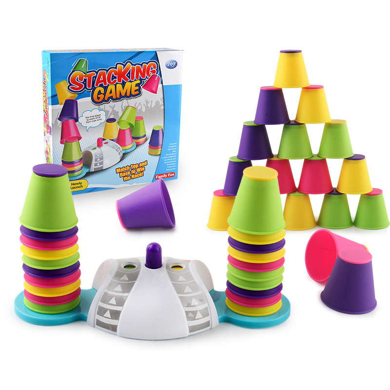Folding Cup Stracking Game spo - Party Games Competition review and price