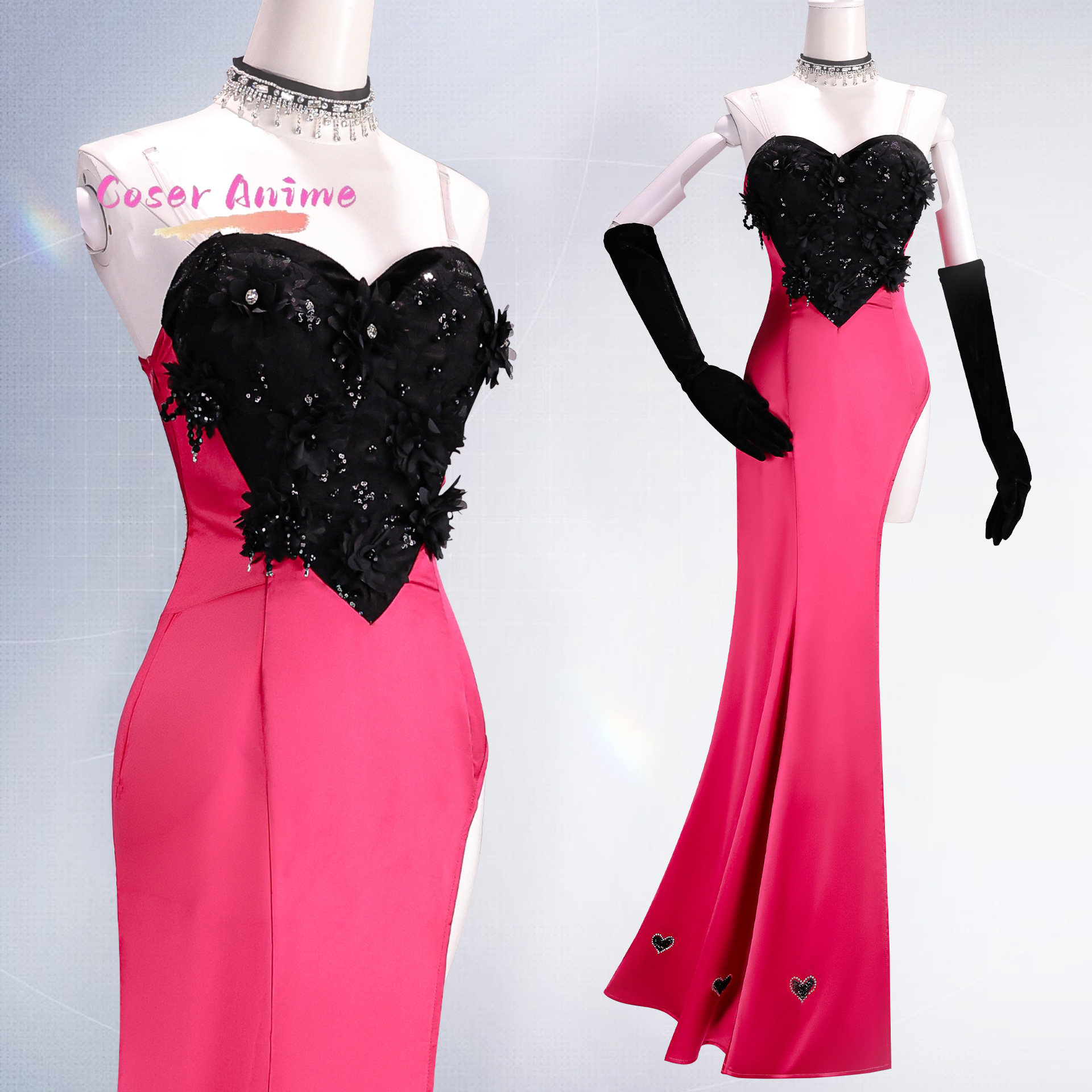 Angel Dust Cosplay Costume Uni - Party Games Christmas review and price
