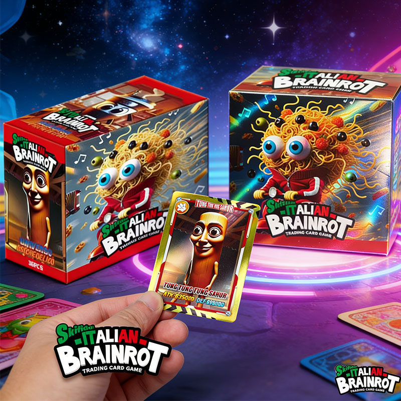 Italian Brainrot Trading Card  - Party Games At Home review and price