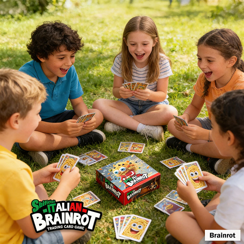 Italian Brainrot Trading Card  - Party Games At Home review and price