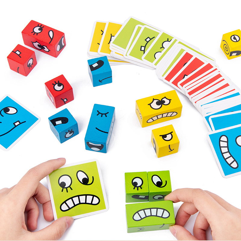 1Pcs Expressions Matching Puzz - Party Games At Home review and price