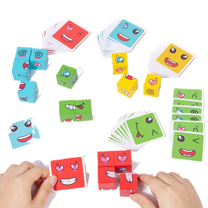 1Pcs Expressions Matching Puzz - Party Games At Home review and price