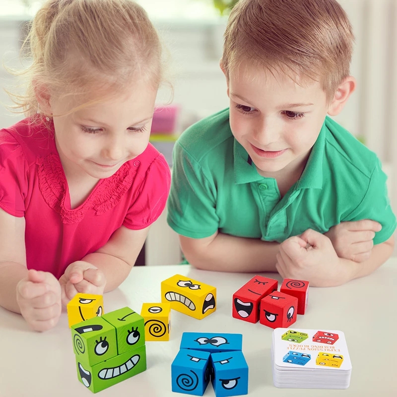 1Pcs Expressions Matching Puzz - Party Games At Home review and price