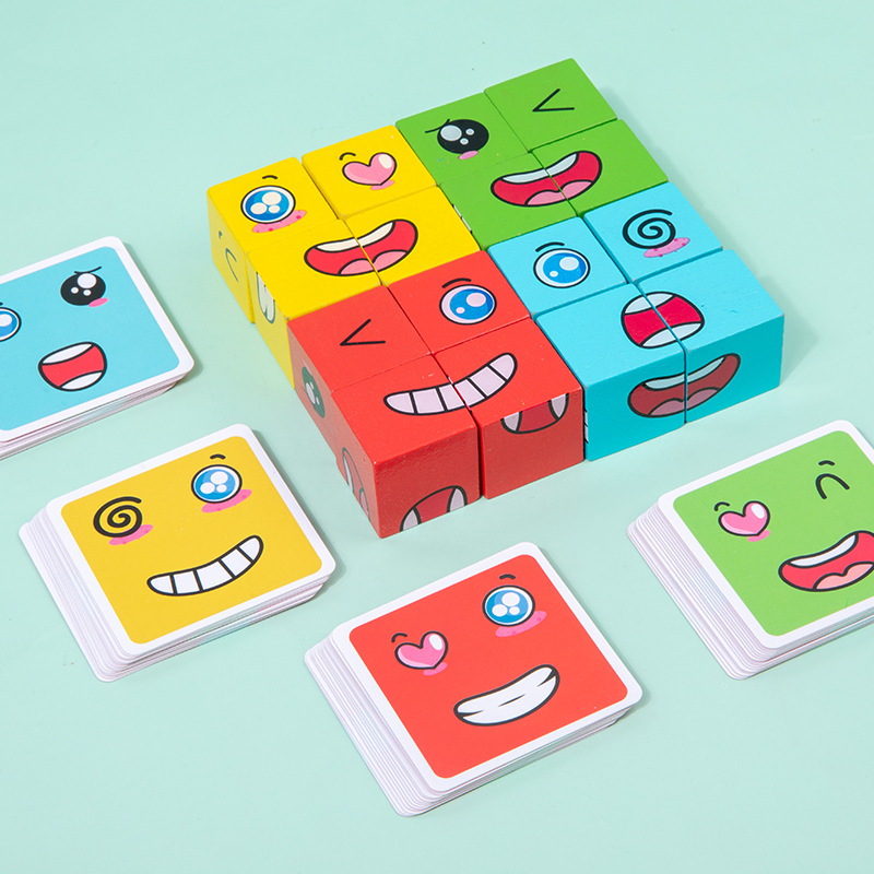 1Pcs Expressions Matching Puzz - Party Games At Home review and price
