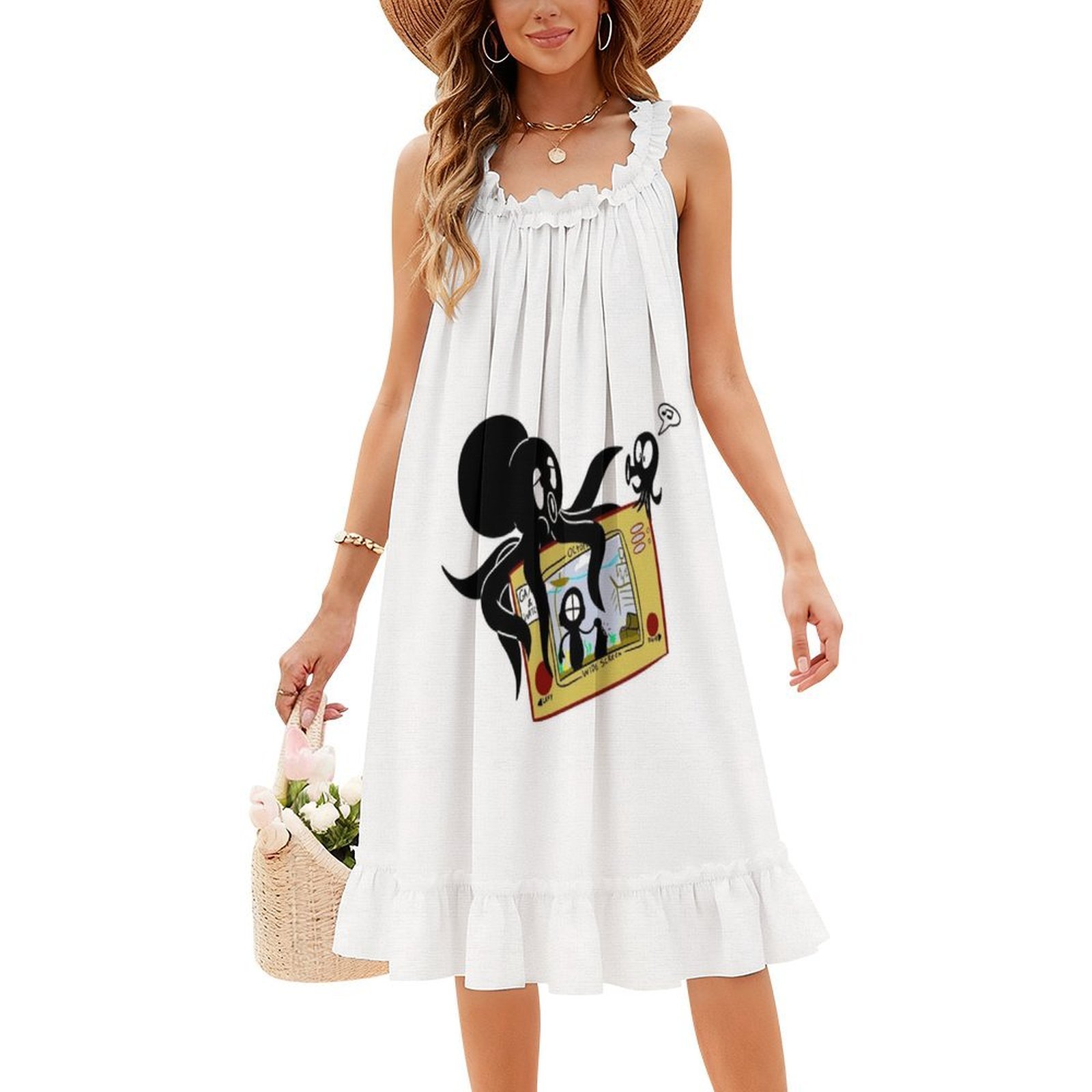 Octopus Vintage Bohemian Dress - Party Games Summer review and price