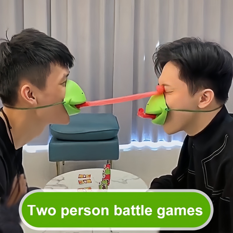Frog Mask Toy Frog Tongue Stic - Party Games Competition review and price