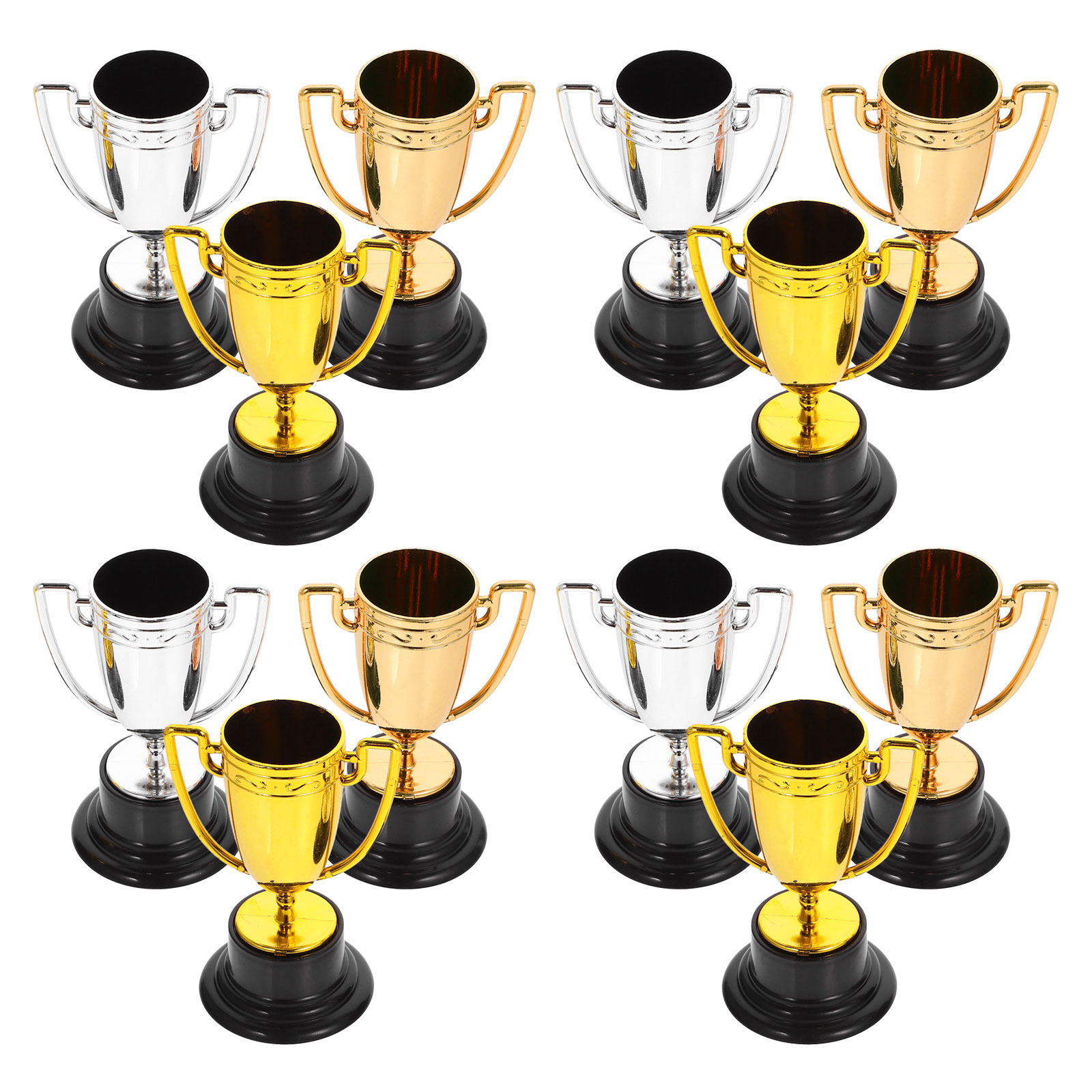 12Pcs Mini Trophy Cups Gold Si - Party Games Competition review and price