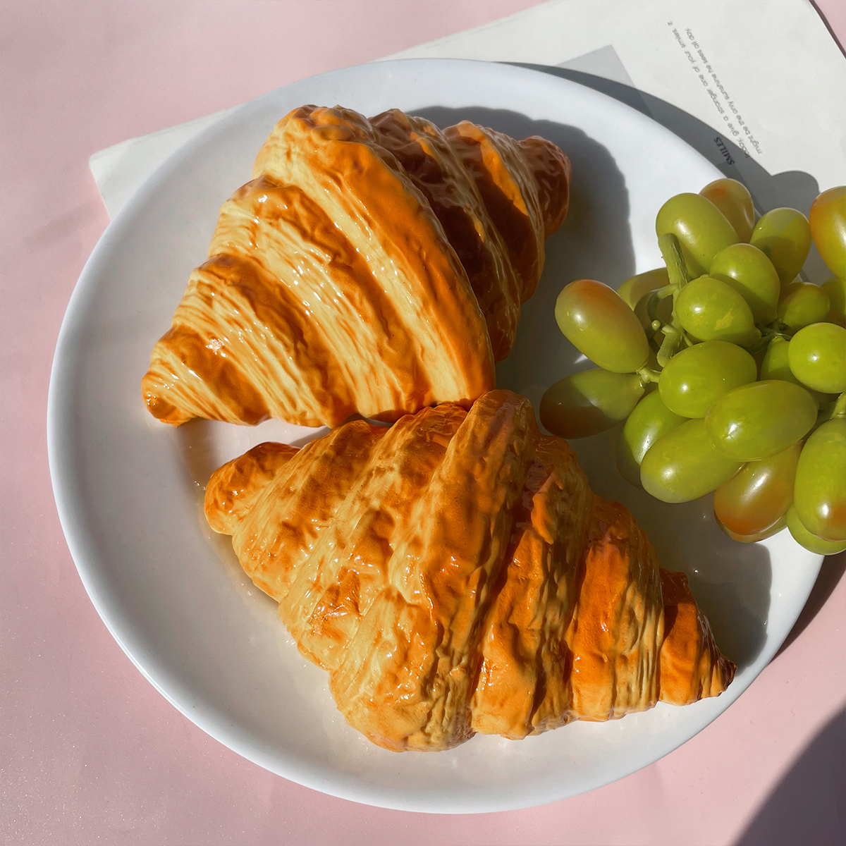 1Pc Artificial Croissant Fake  - Party Games Graduation review and price