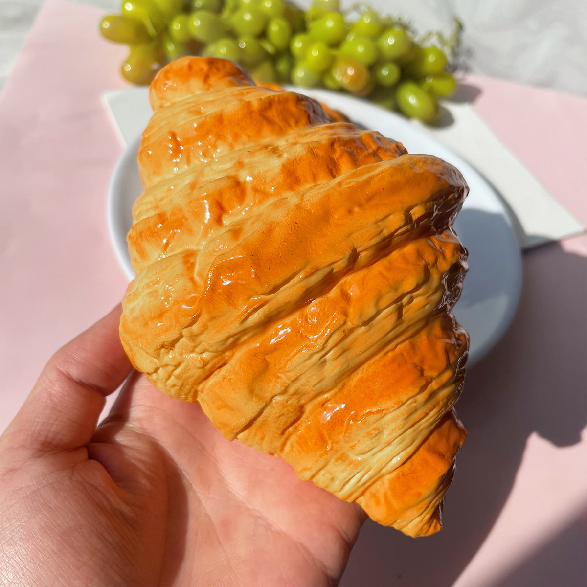 1Pc Artificial Croissant Fake  - Party Games Graduation review and price