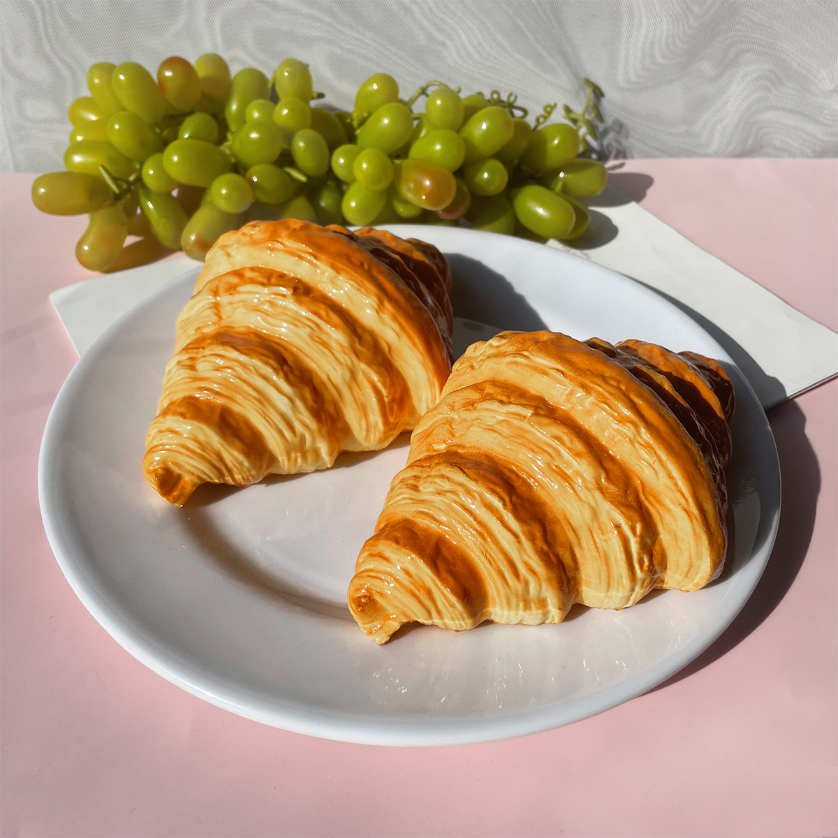 1Pc Artificial Croissant Fake  - Party Games Graduation review and price